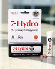 10mg 7-hydroxymitragynine tablets on counter