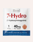 Package of Real Botanicals 7-Hydro with dosage information on a white background