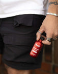 Man holding Kratom and Kava bottle