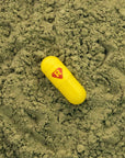 yellow capsule of kratom powder - Real Botanicals