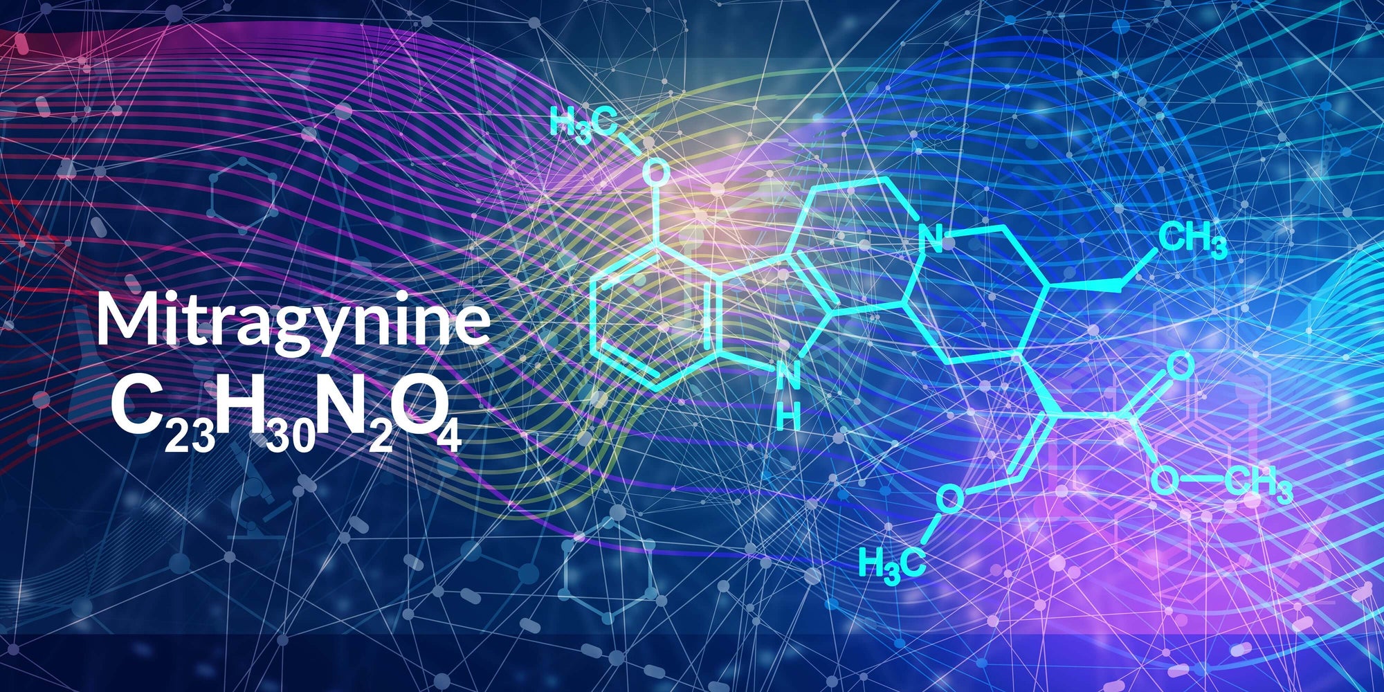 Mitragynine, an alkaloid found in Kratom leaves - Real Botanicals