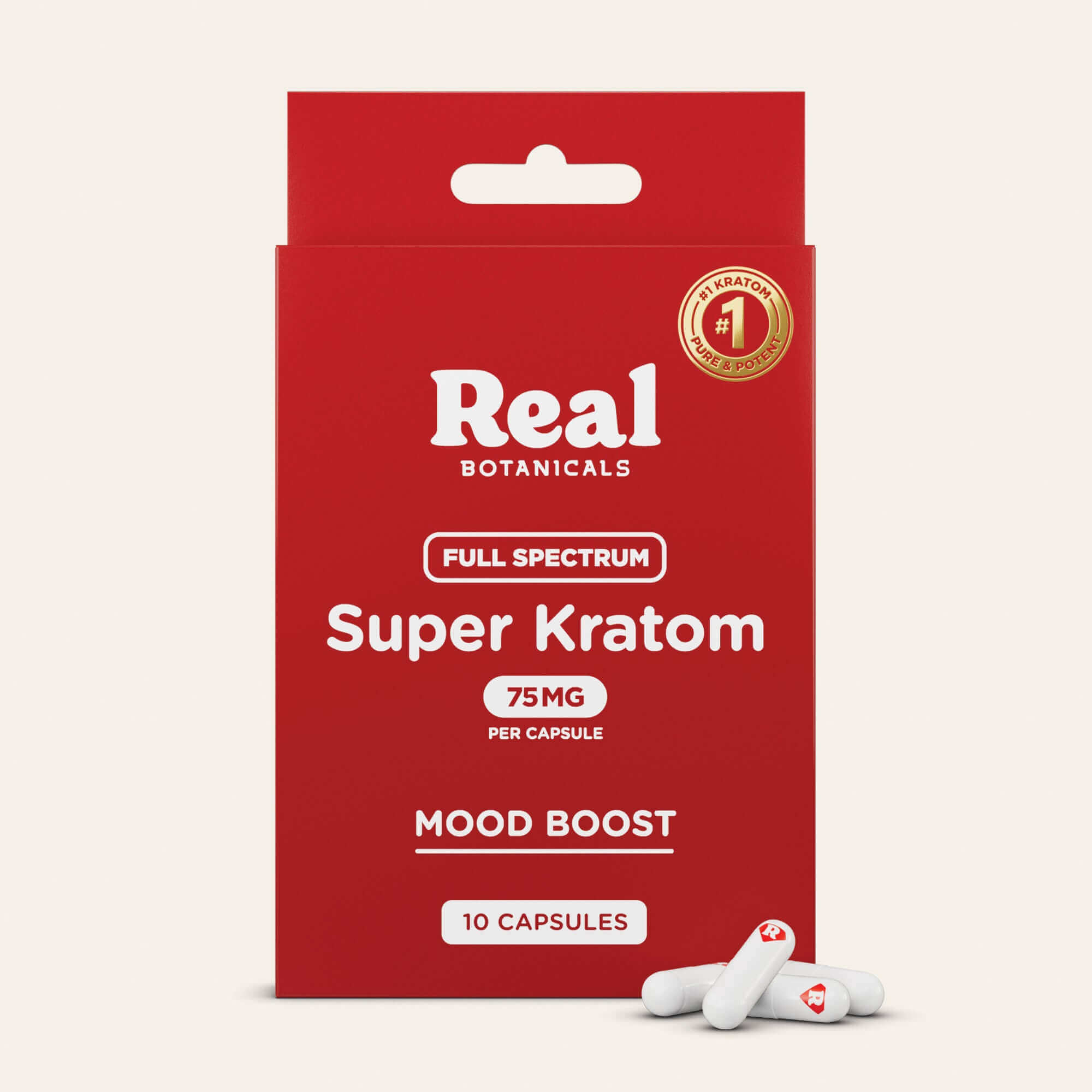 Super Kratom Capsules Case (75mg) - Real Botanicals