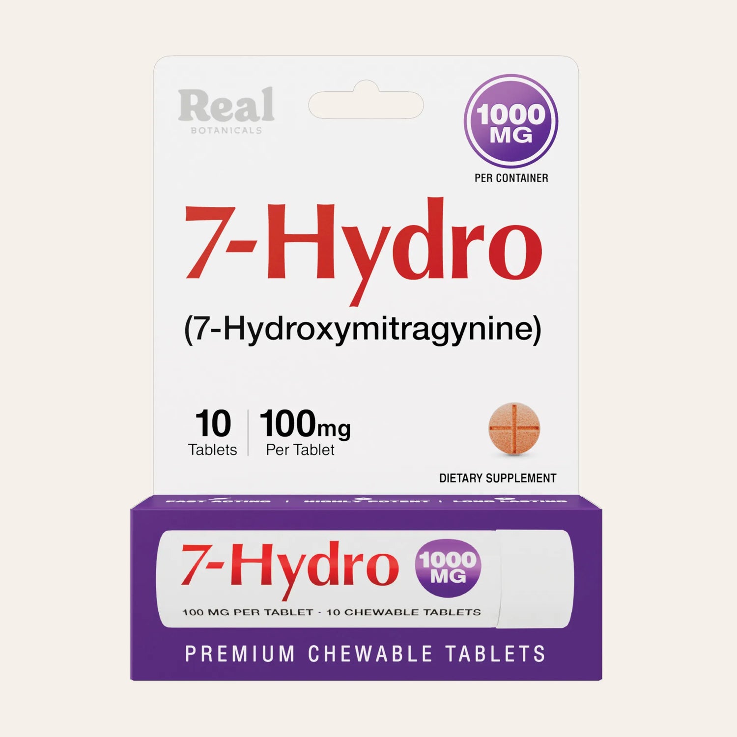 7-Hydro dietary supplement packaging on a white background.