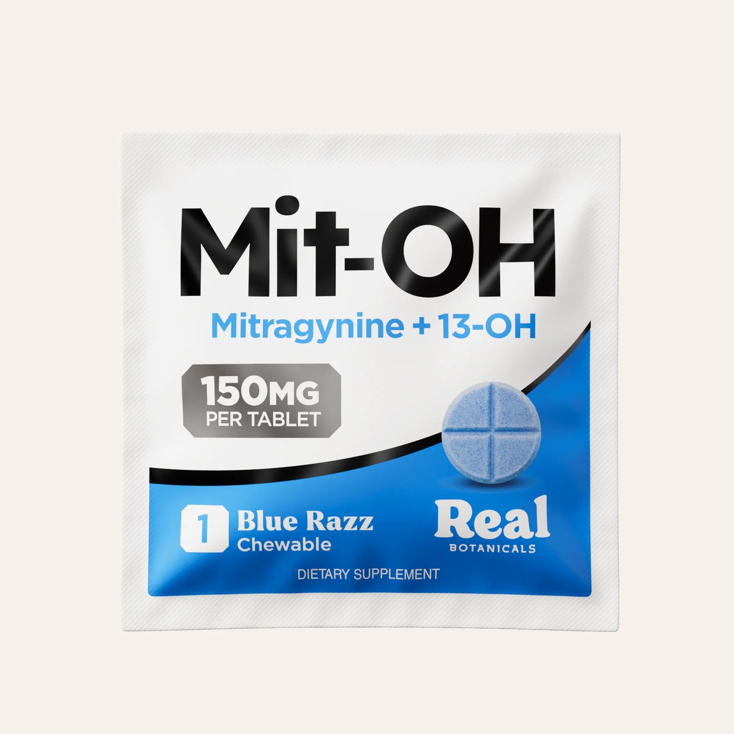 Mit-OH Mitragynine Tablets - Blue Razz - 150 mg - 1ct.