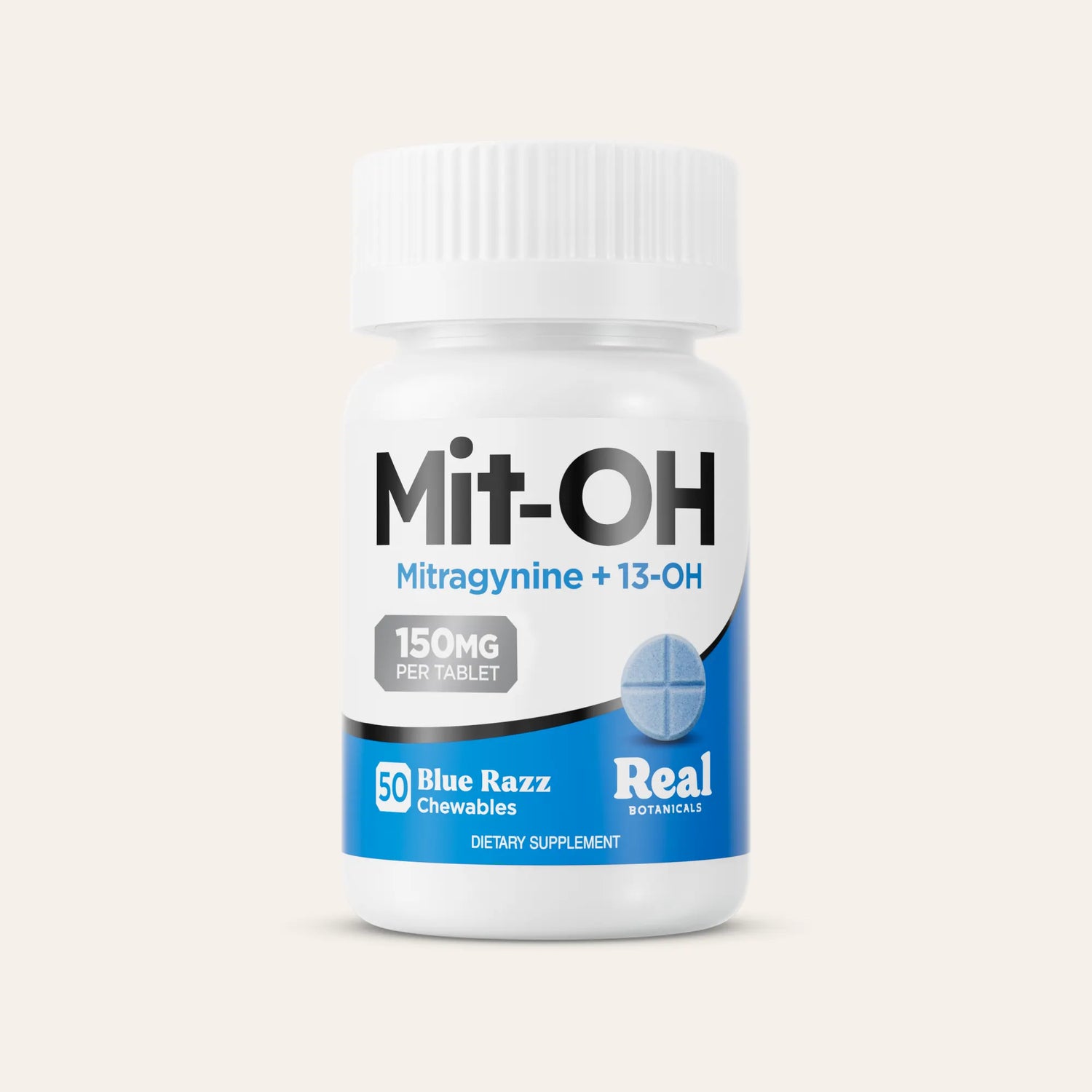 Mit-OH Mitragynine Tablets - Blue Razz - 150 mg - 50ct.