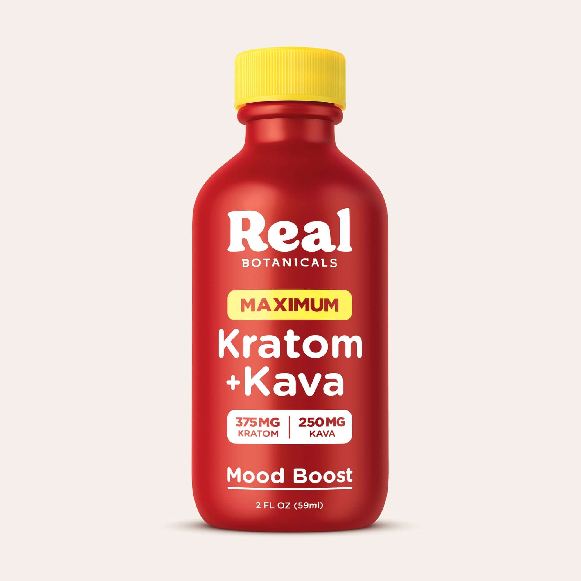 Kratom & Kava Shot Maximum (375mg + 250mg) - Real Botanicals