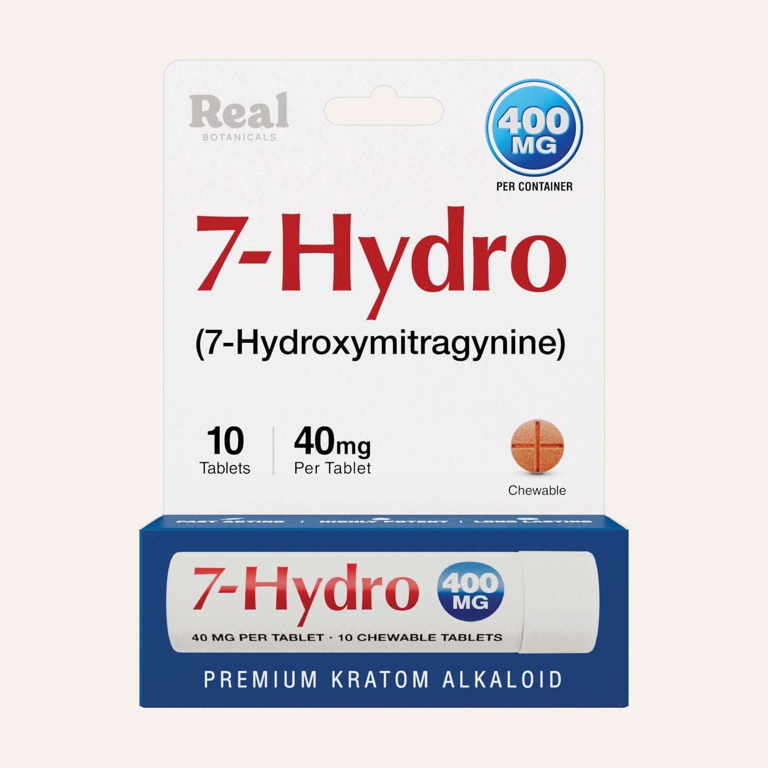7-Hydro Kratom packaging with white background