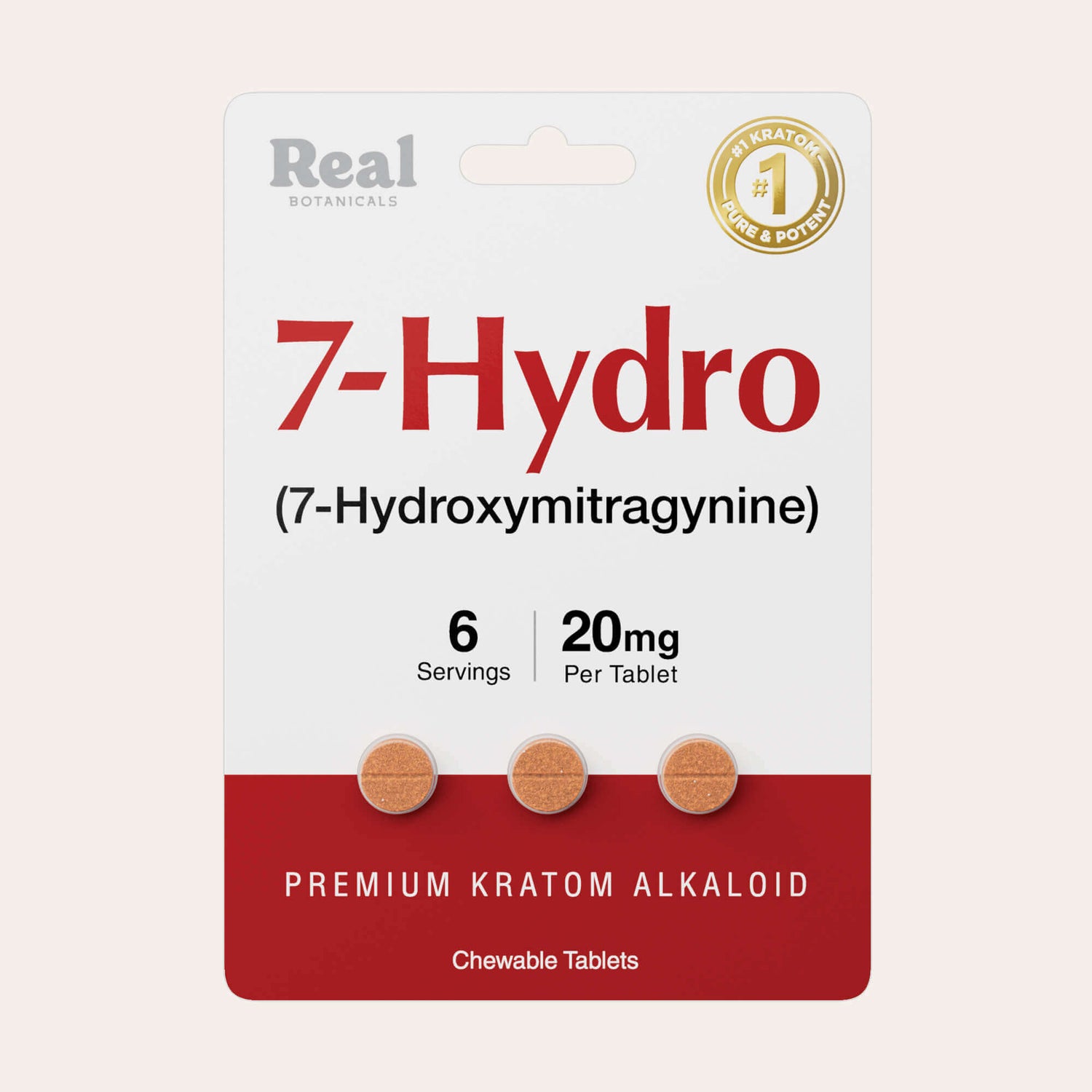  7-hydroxymitragynine tablets - 3 count