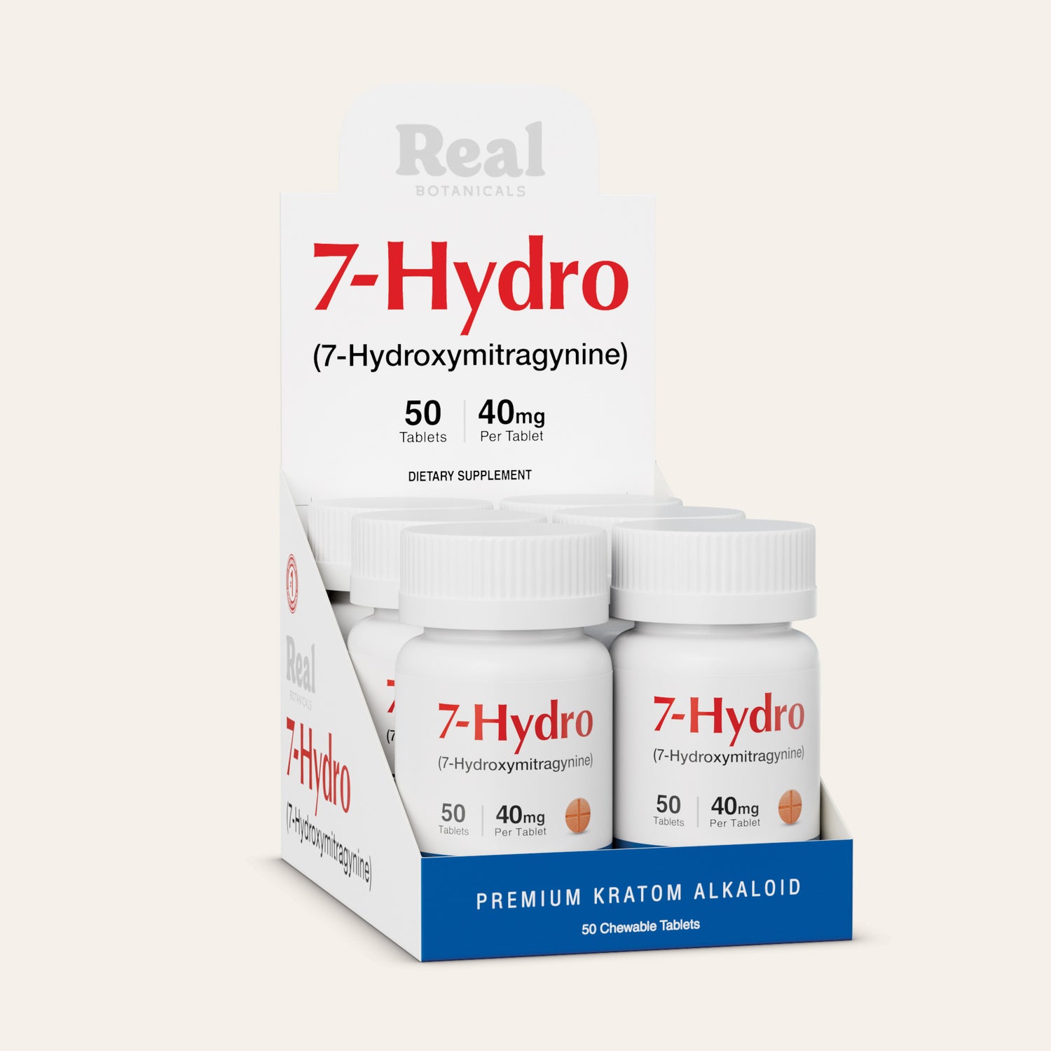 7-Hydro Tablets - 40mg - 50ct.