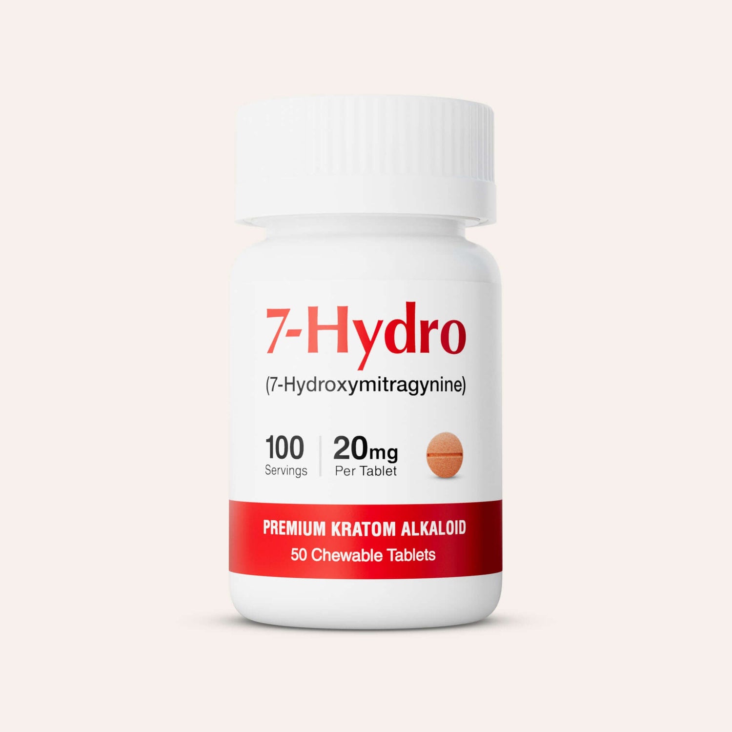 7-Hydroxymitragynine 50 count tablets 