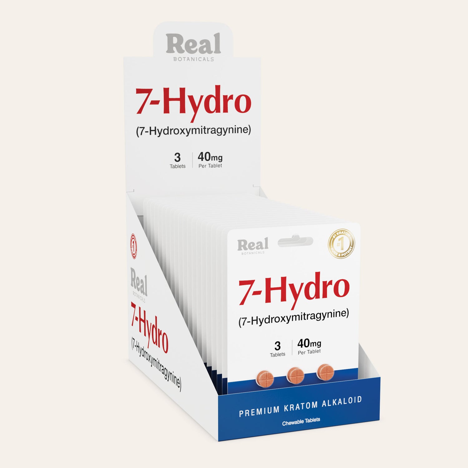 7-Hydro Tablets - 40 mg - 3ct