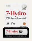 7-Hydro dietary supplement packaging on a beige background