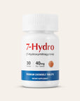 Supplement bottle labeled '7-Hydro' with white background