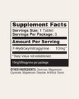 Supplement fact panel 
