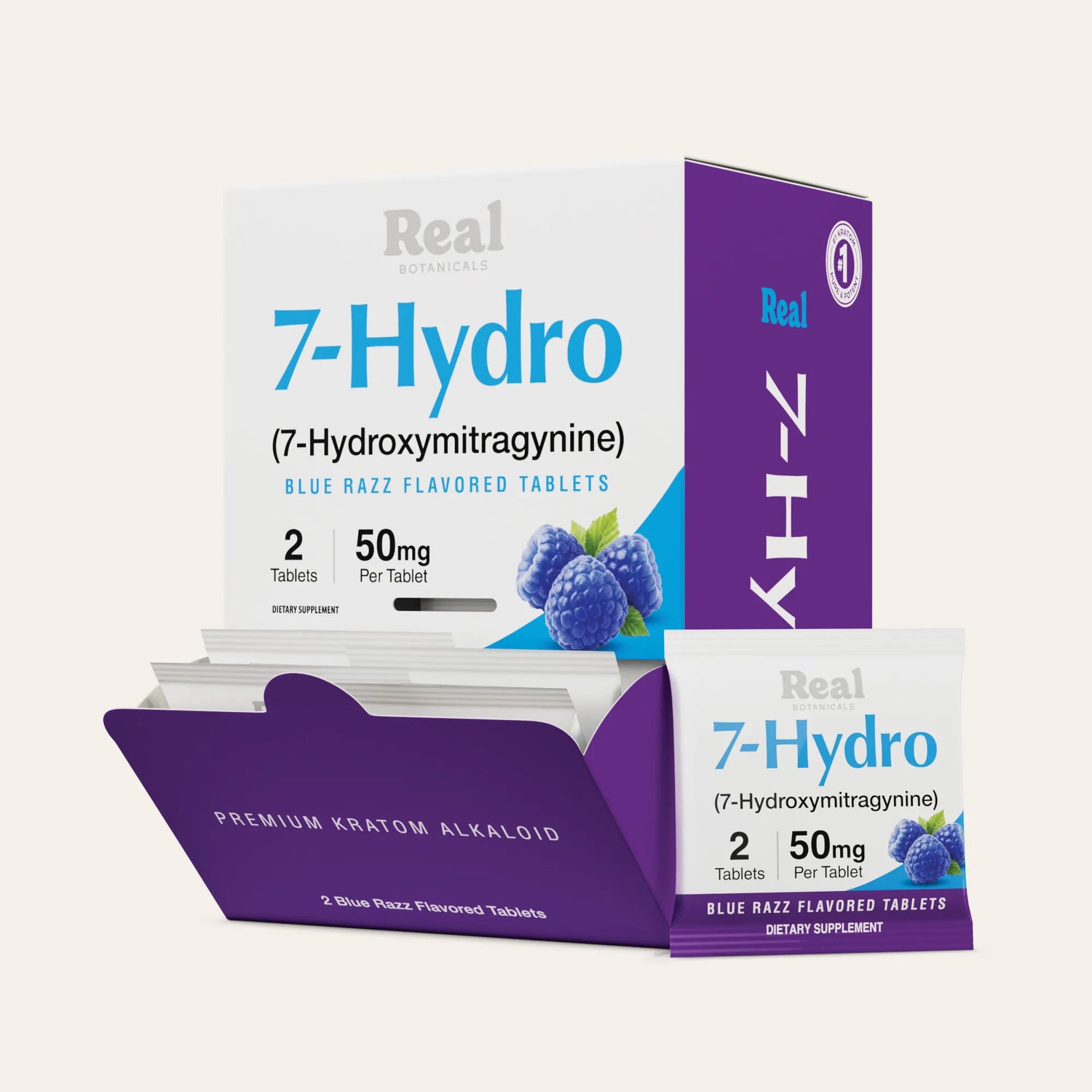 7-Hydro Tablets - Blue Razz - 50 mg - 2ct.