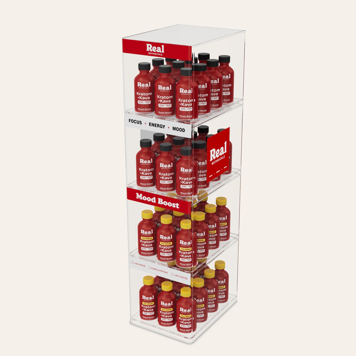 Real Botanicals Display Tower