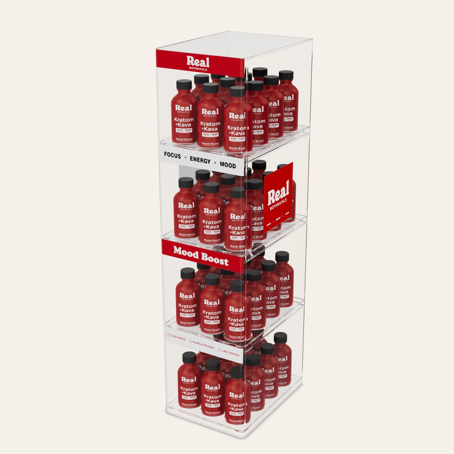 Real Botanicals Display Tower