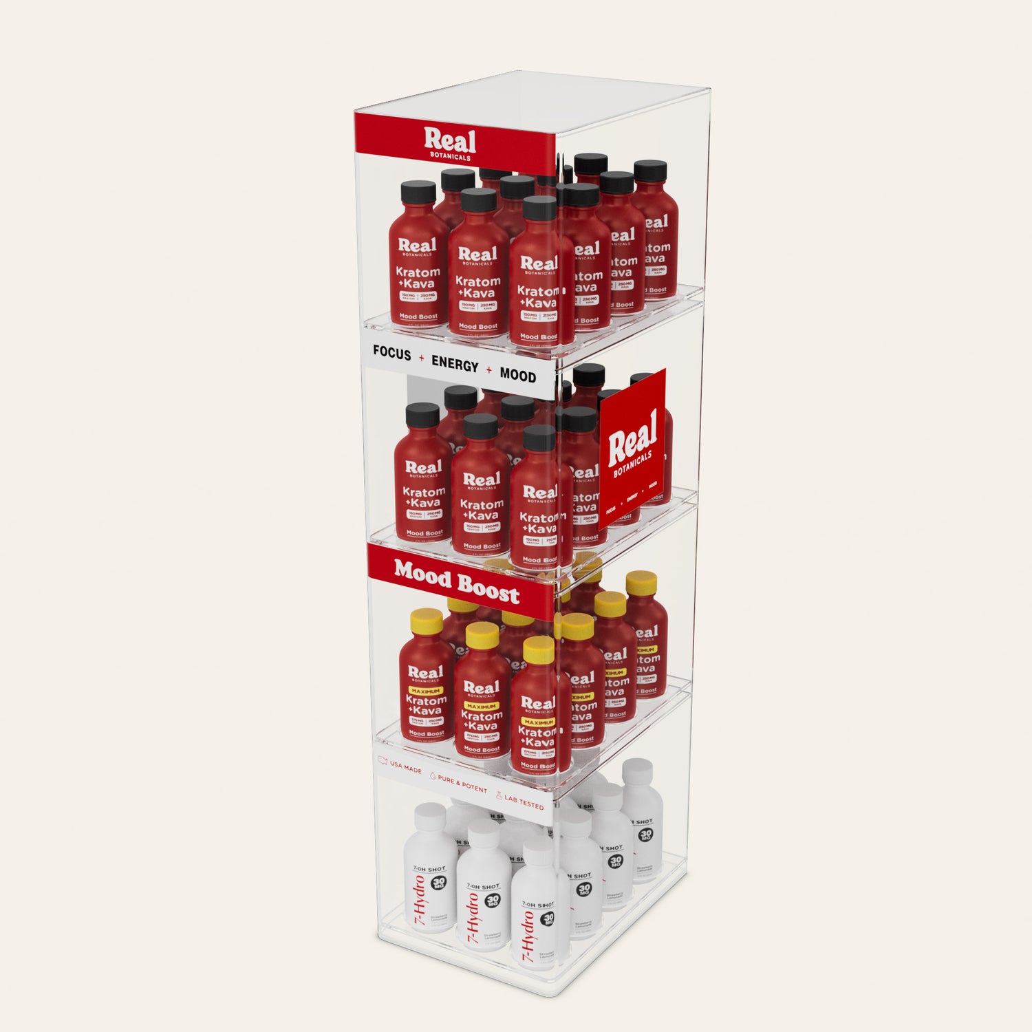 Real Botanicals Display Tower