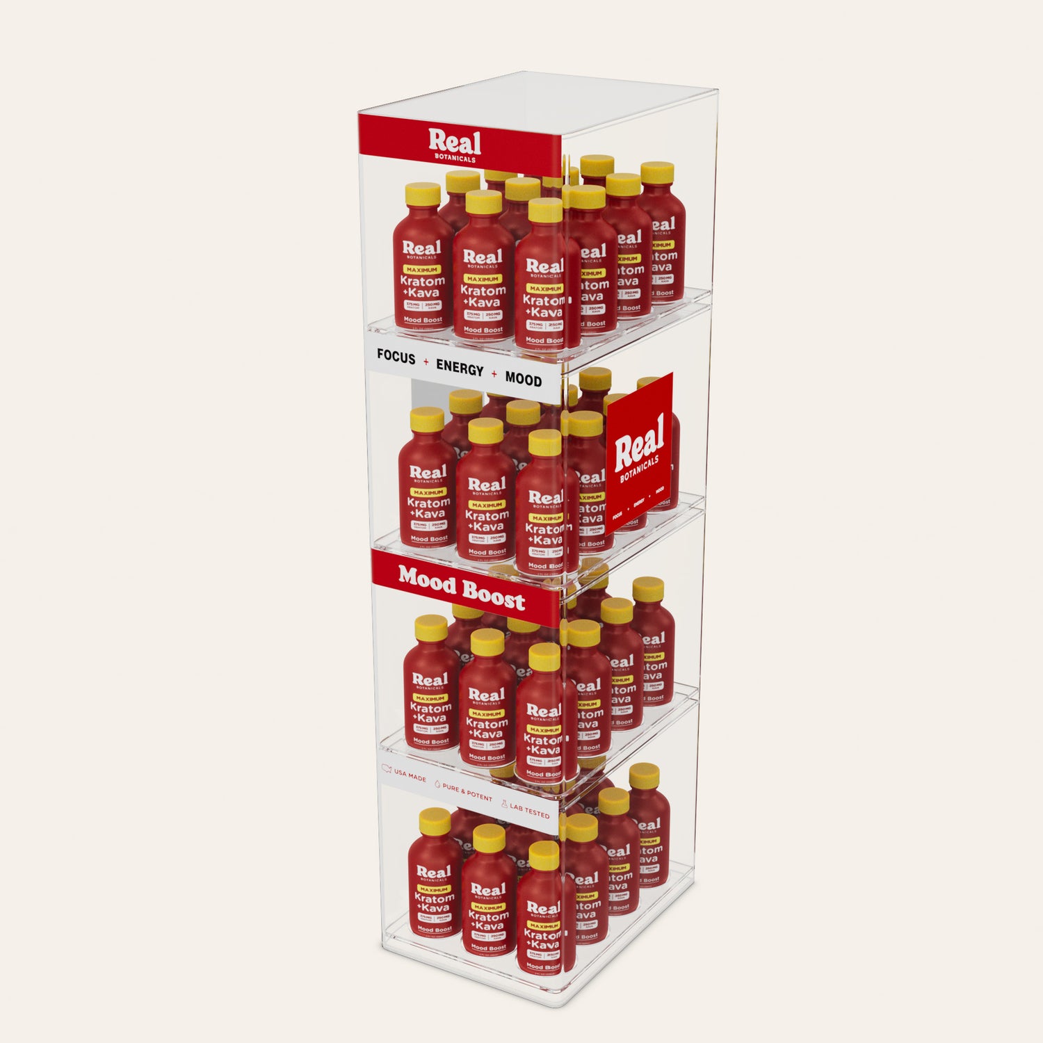 Real Botanicals Display Tower