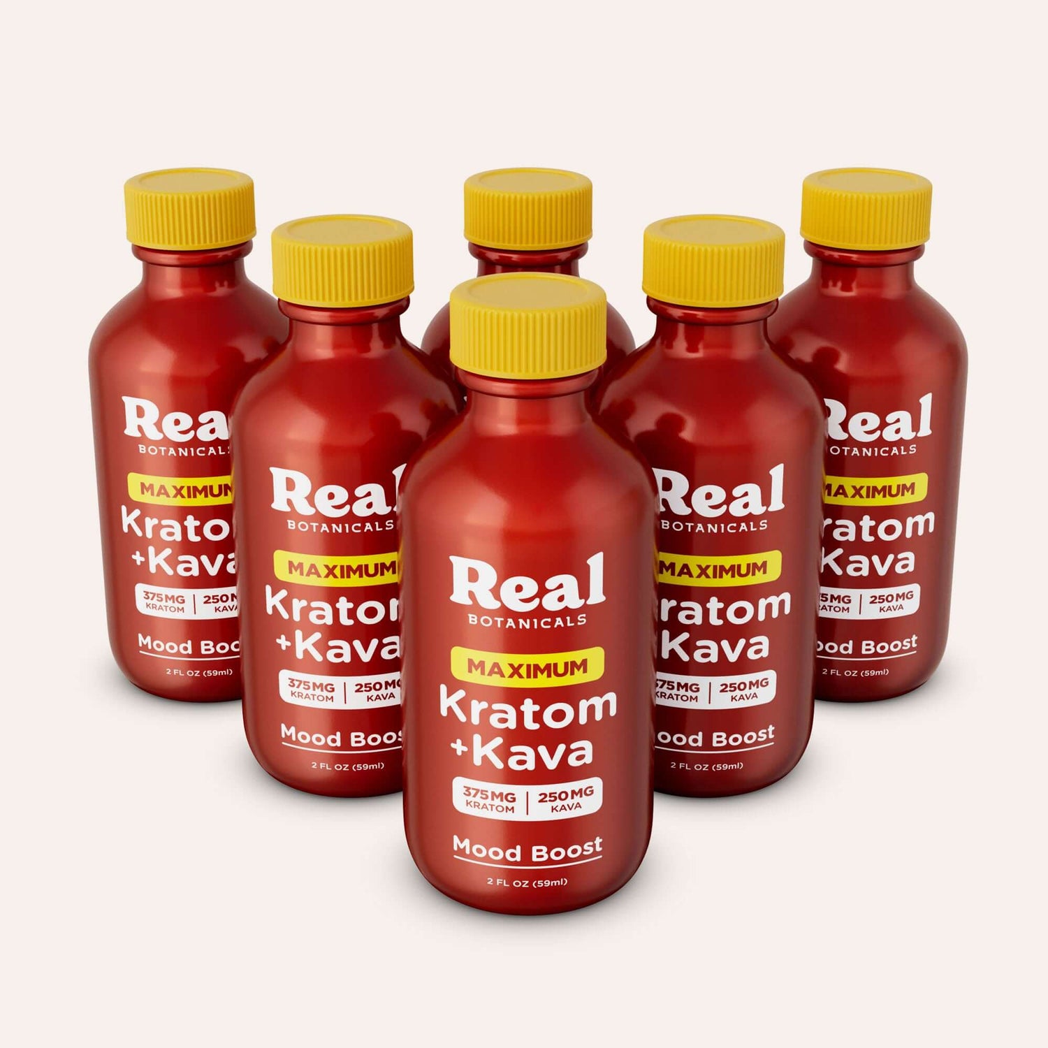 Kratom and Kava Shot Maximum Strength 6 Pack