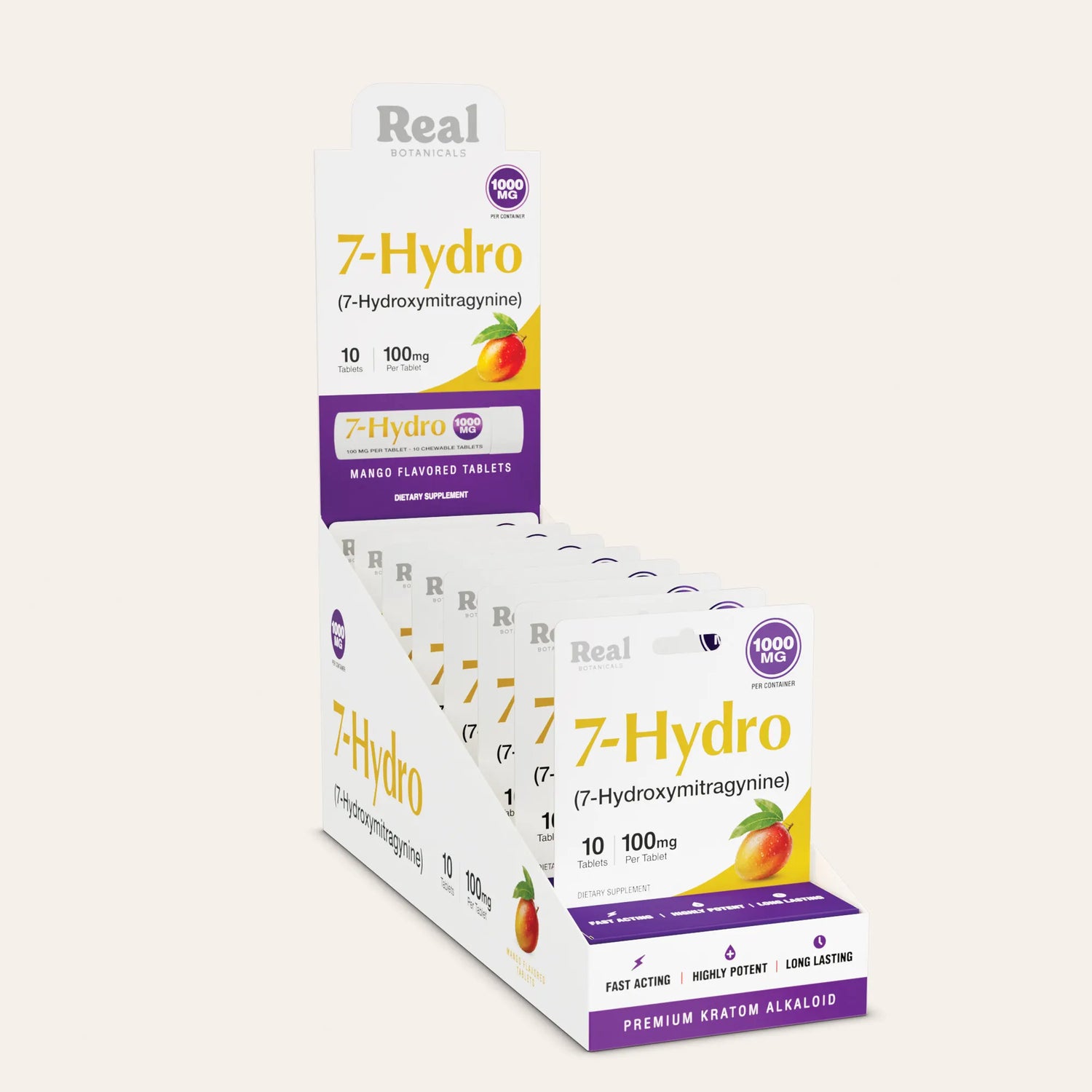 7-Hydro Tablets - Mango - 100 mg - 10ct.