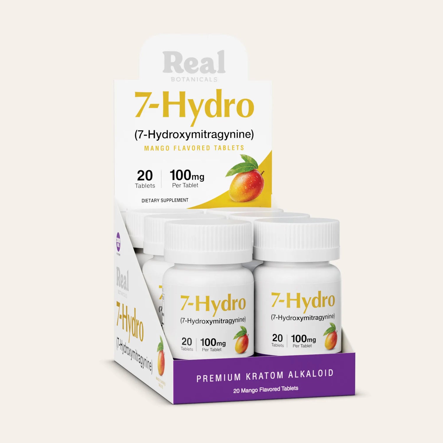 7-Hydro Tablets - Mango - 100 mg - 20ct.