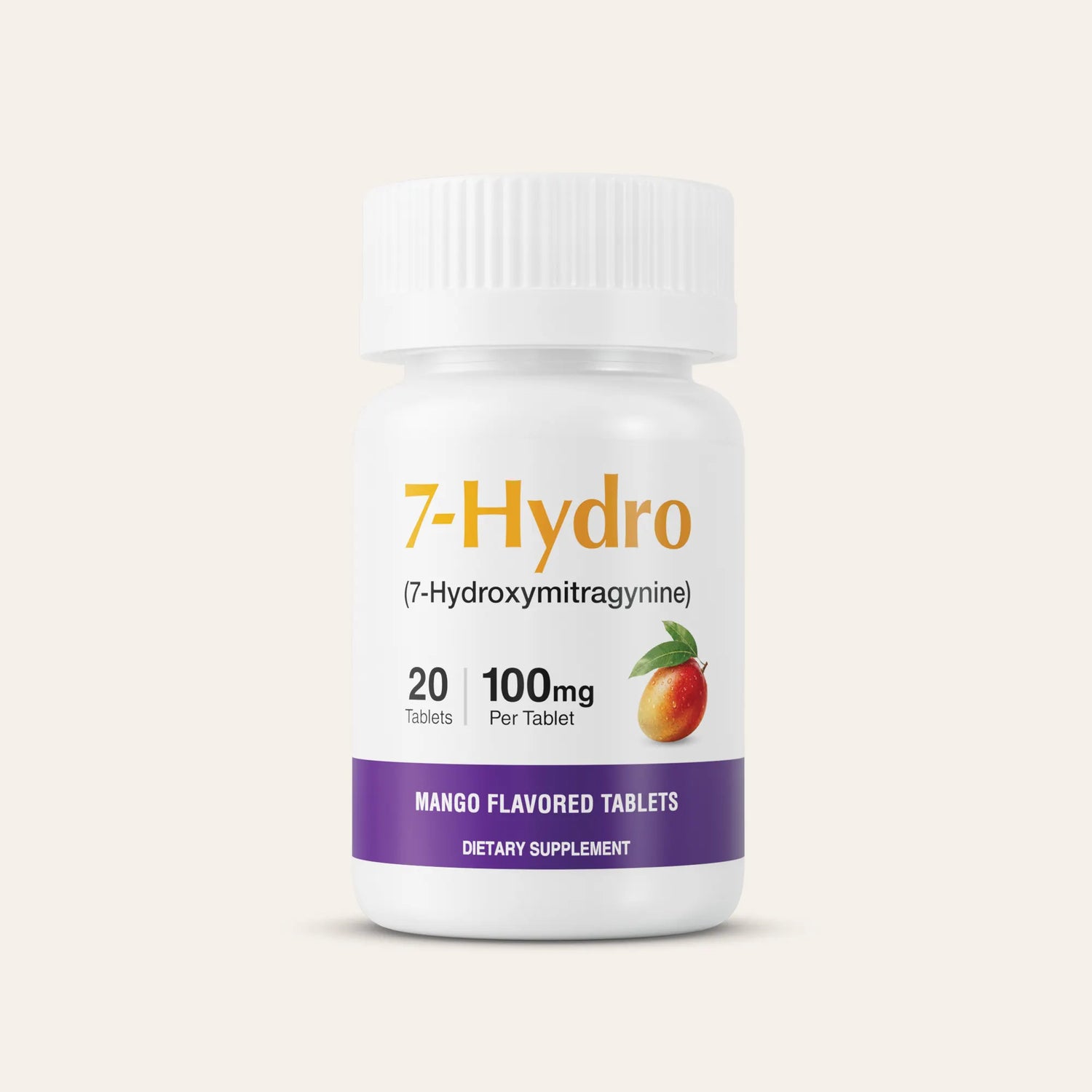 7-Hydro Tablets - Mango - 100 mg - 20ct.