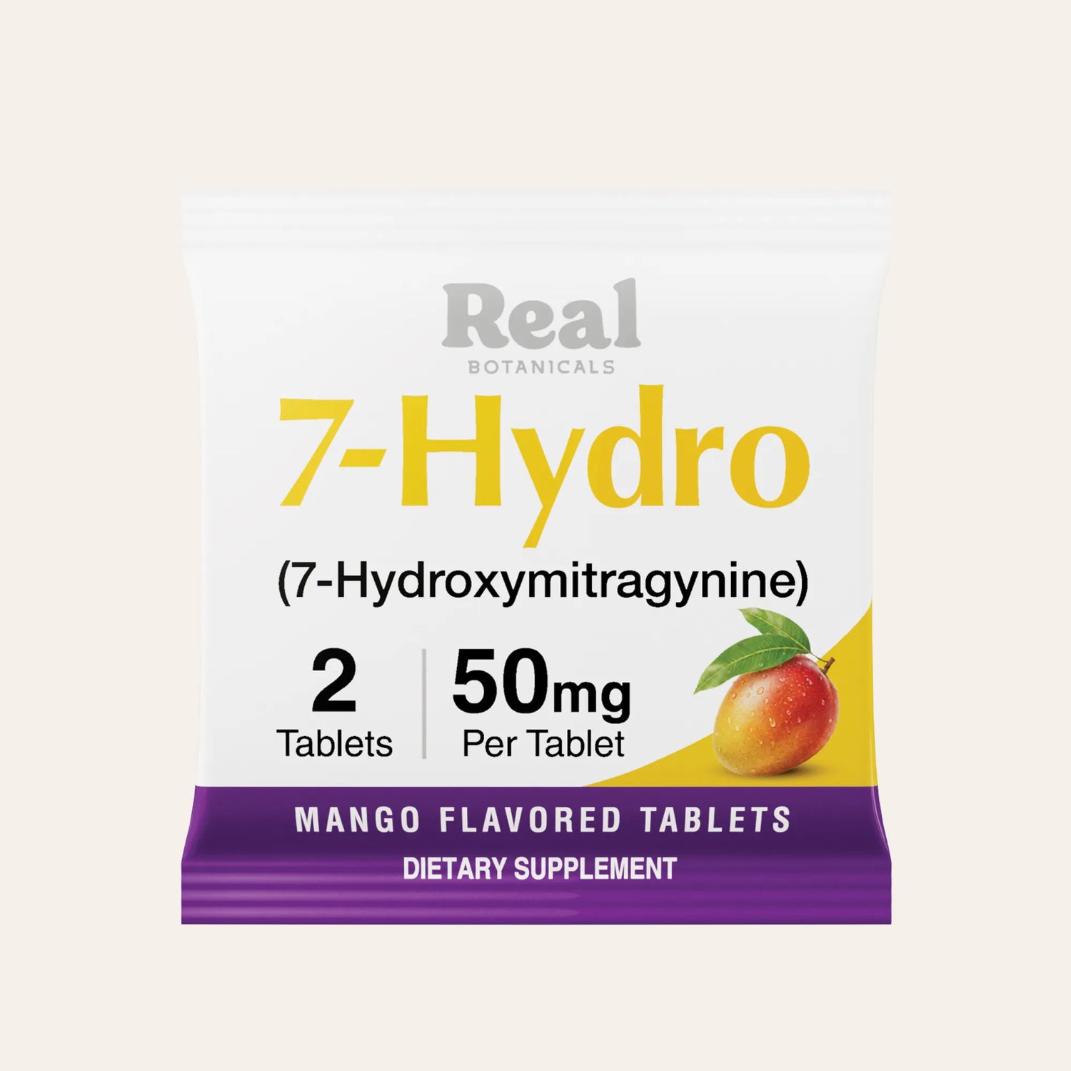 7-Hydro Tablets - Mango - 50 mg - 2ct.