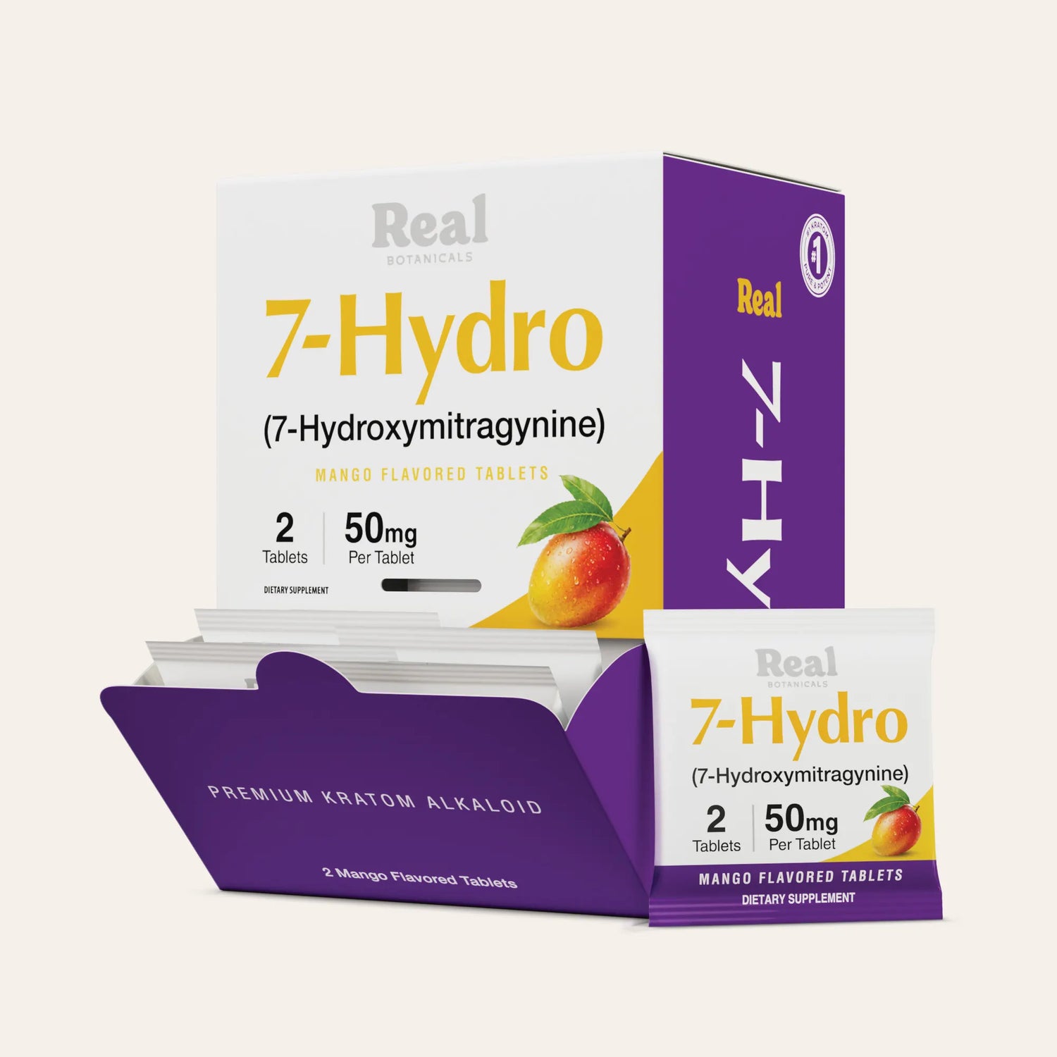 7-Hydro Tablets - Mango - 50 mg - 2ct.