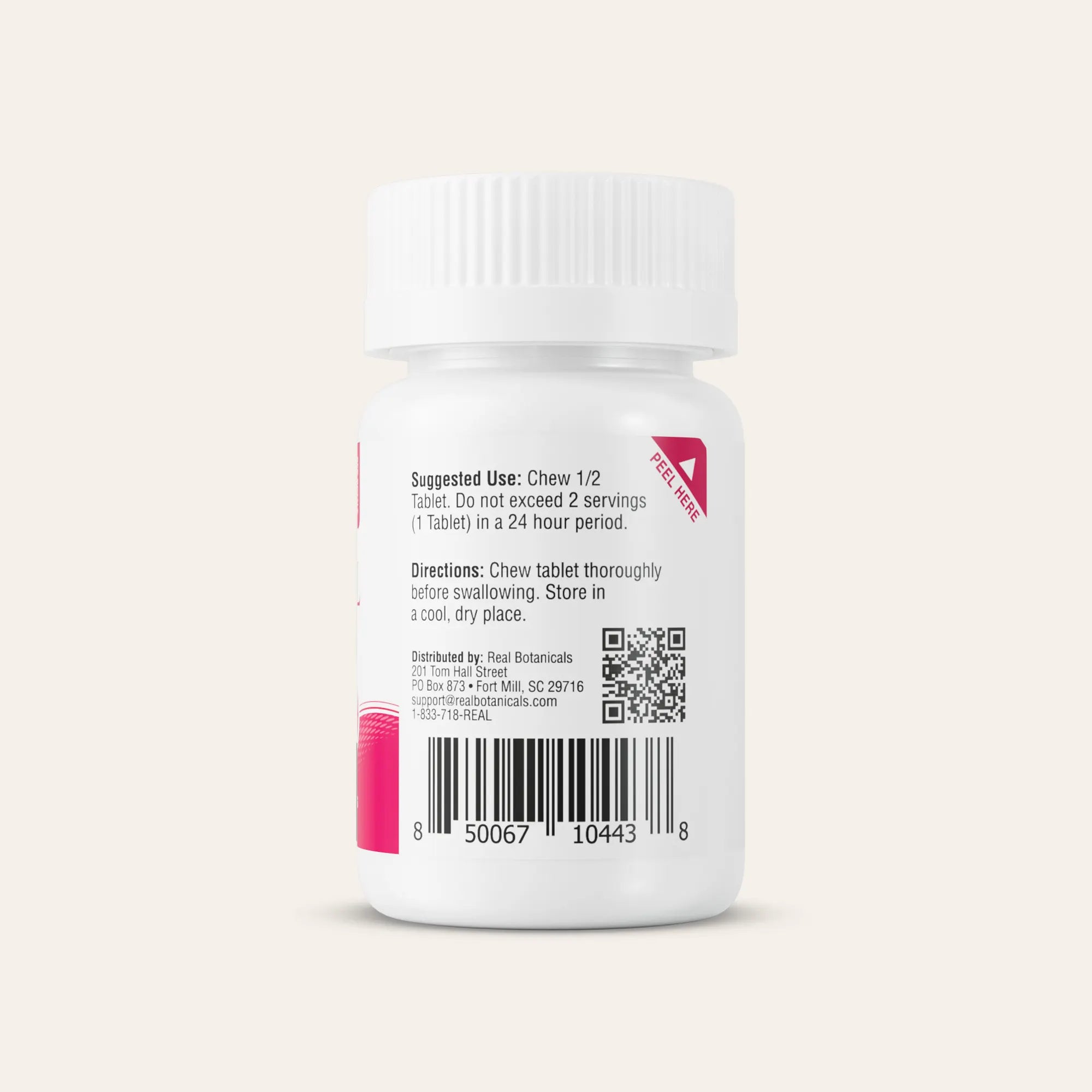 Oxonol bottle with label and barcode on a white background