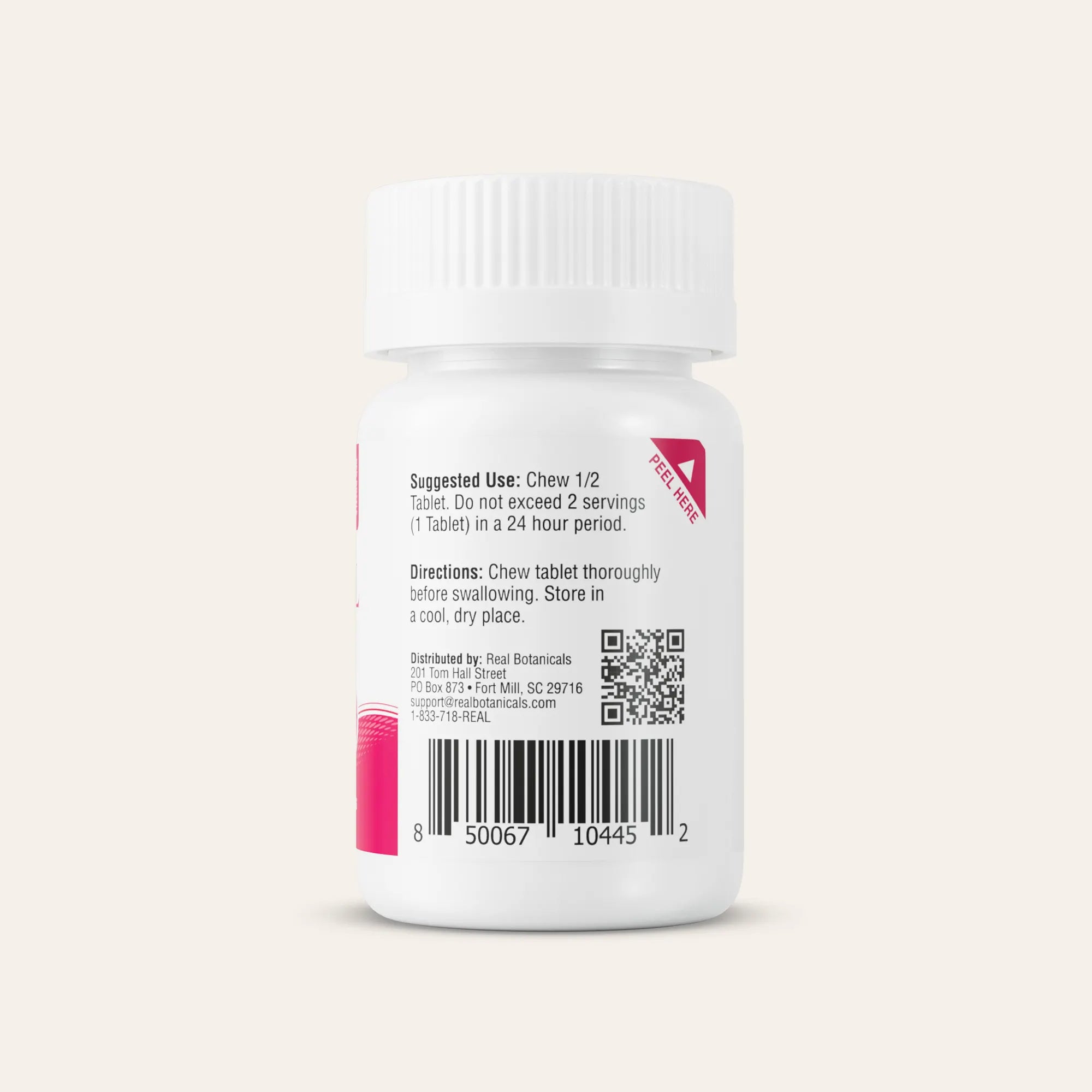 Bottle of Oxonol with label and barcode on a white background