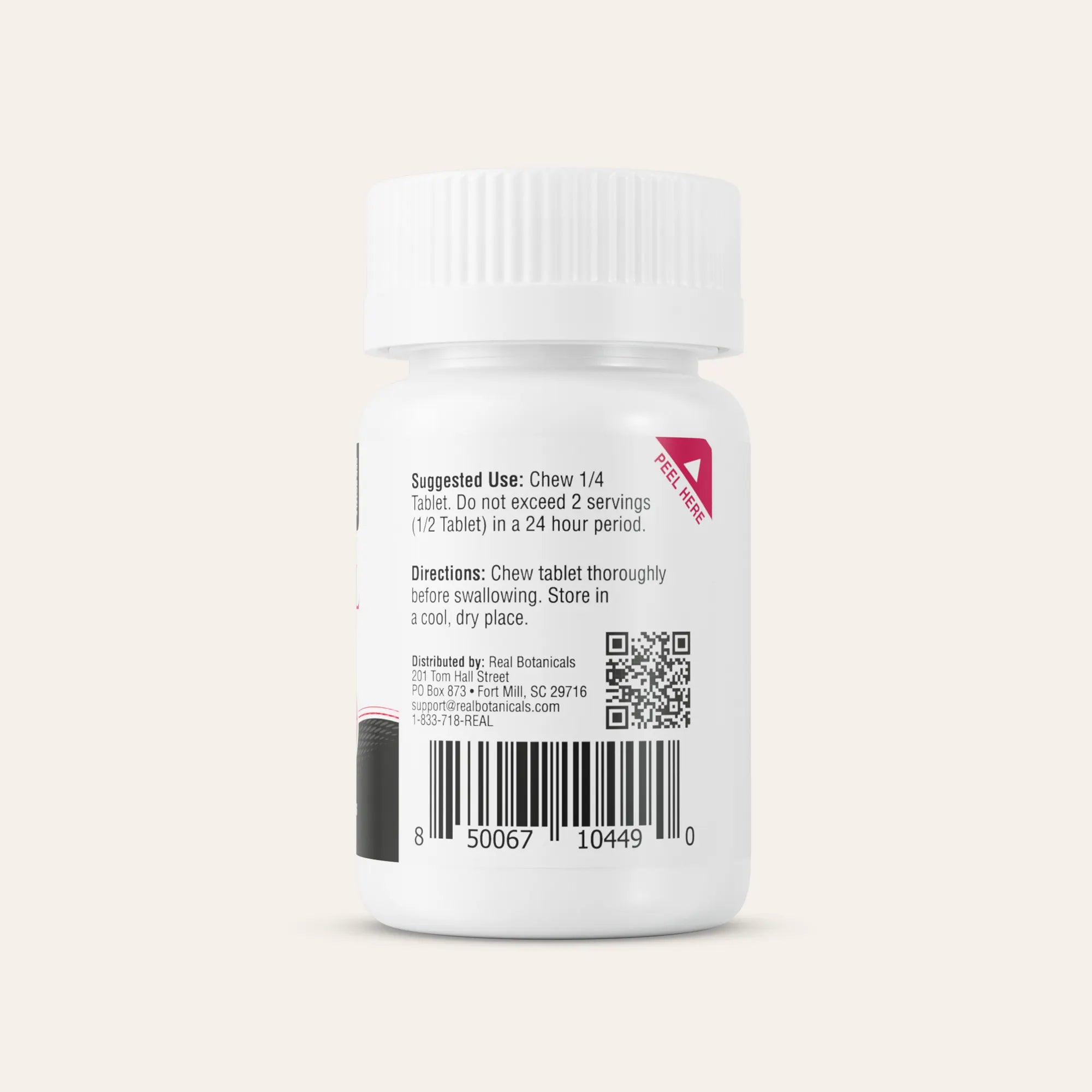 Oxonol bottle with label and QR code on a white background