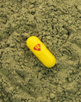 yellow capsule of kratom powder - Real Botanicals